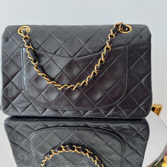Chanel vintage black classic flap GHW - Picture 11 of 16